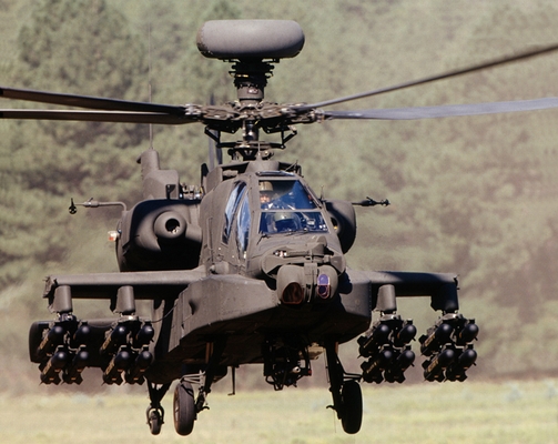 The Distinctive AH-64 Longbow Attack Helicopter