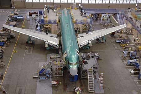 Boeing 737-700ER in Final Assembly