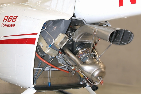 RR300 mounted on Robinson's R66 light helicopter