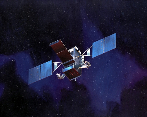 Artist's rendition of a SBIRS satellite