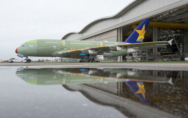 What would have been Skymark's first A380 in Feb. 2014