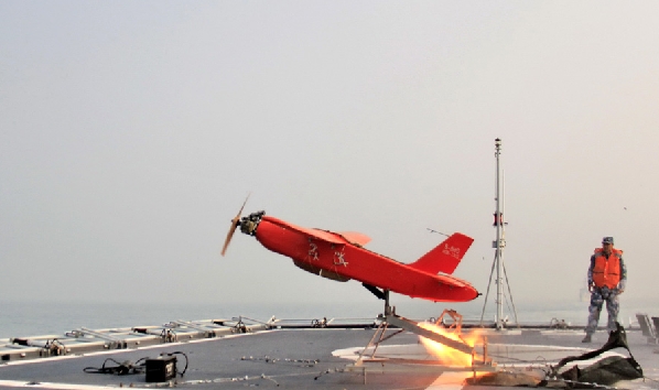 Chinese UAV launched during 2014 exercise