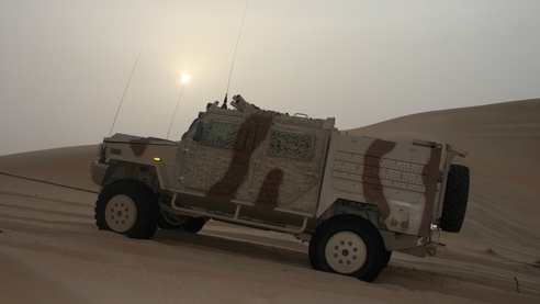 RG32M mine-resistant light armored vehicle
