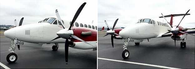 King Air 350 with Raisbeck Propellers