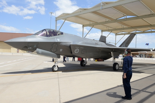 RAAF F-35A at Luke AFB, Ariz., May 14, 2015