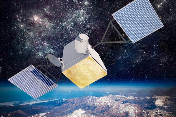 Artist's rendition of a OneWeb satellite