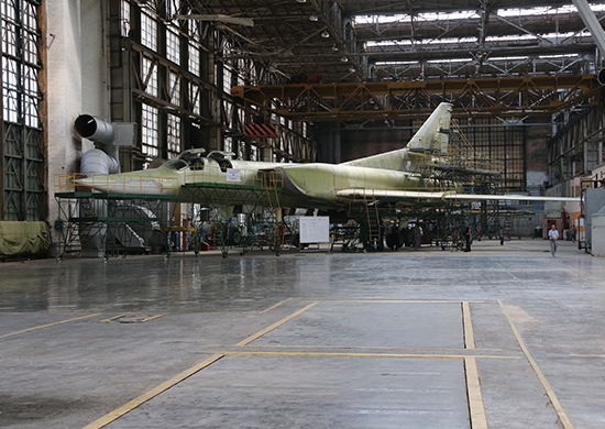 Tu-160M2 under contruction at the Kazan aircraft plant