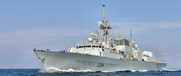 Halifax class frigate HMCS Regina 