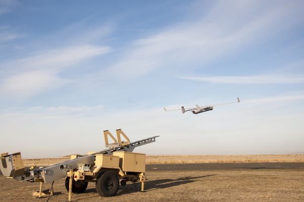 RQ-21A Blackjack UAV Being Launched
