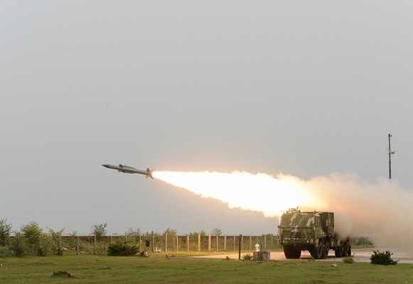 Akash missile was launched during exercise