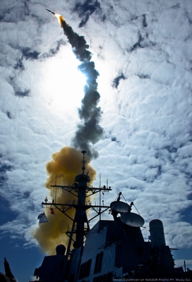 SM-6 in earlier launch off Pt. Mugu, California