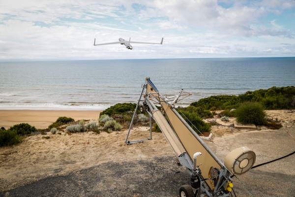 A ScanEagle is Launched