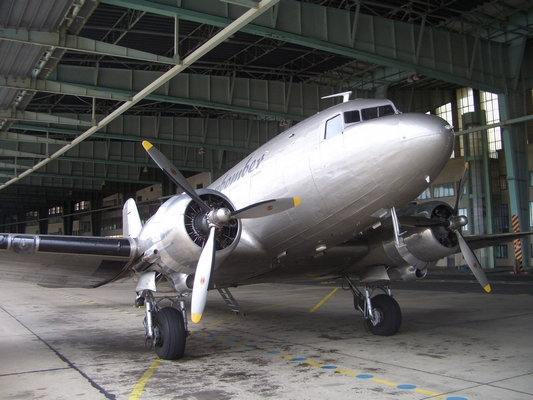 The ViSAR System Was Flown on a Modified Douglas DC-3