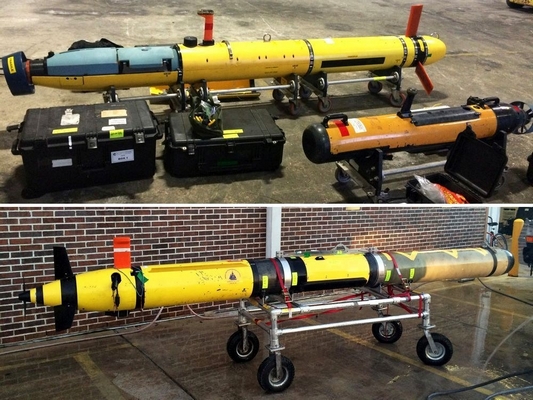 UUVs used for the AquaShield DDS sea trials