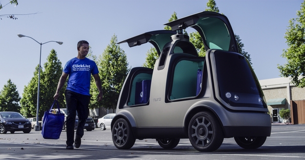 Kroger and Nuro launch first-ever unmanned delivery service
