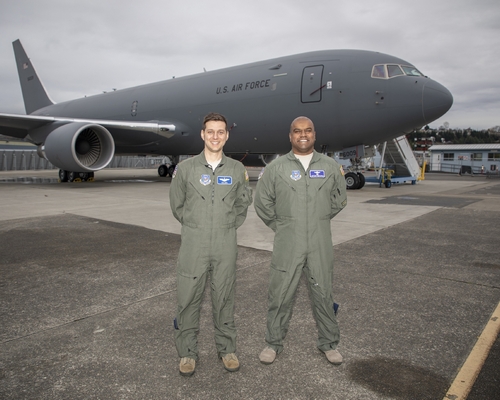 Maj. Cenci and Maj. Mariapain led flight acceptance testing