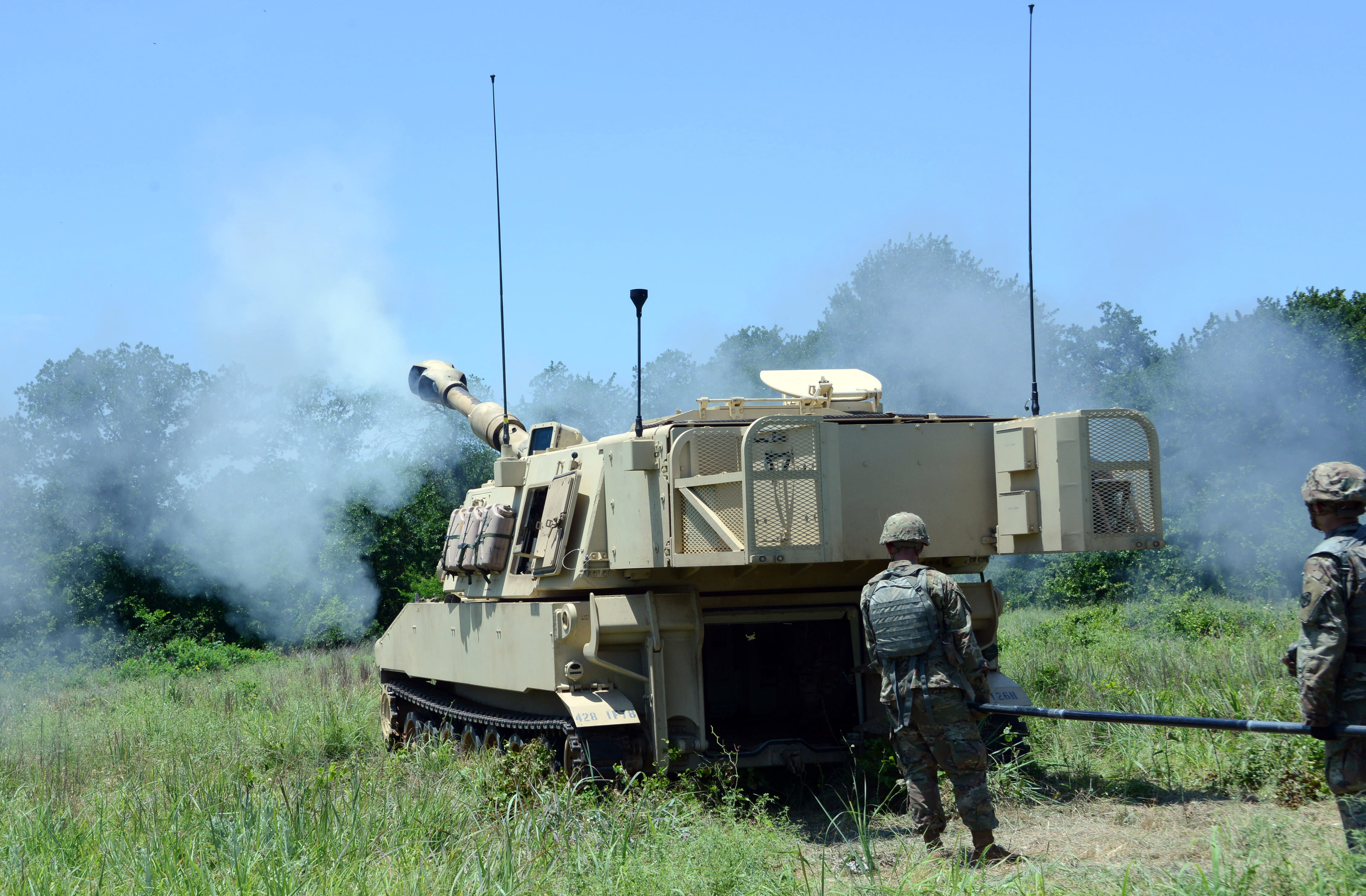 M109A7 Paladin Live Fire