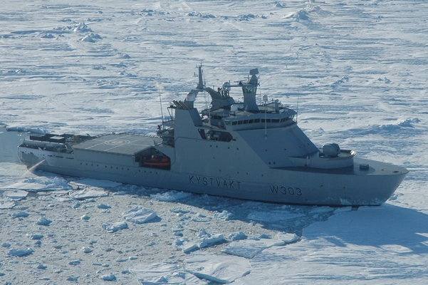 Norwegian Coast Guard Svalbard Vessel