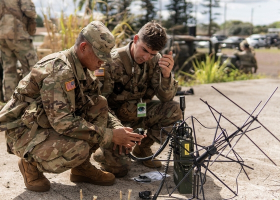 Army soldiers participate in MUOS test