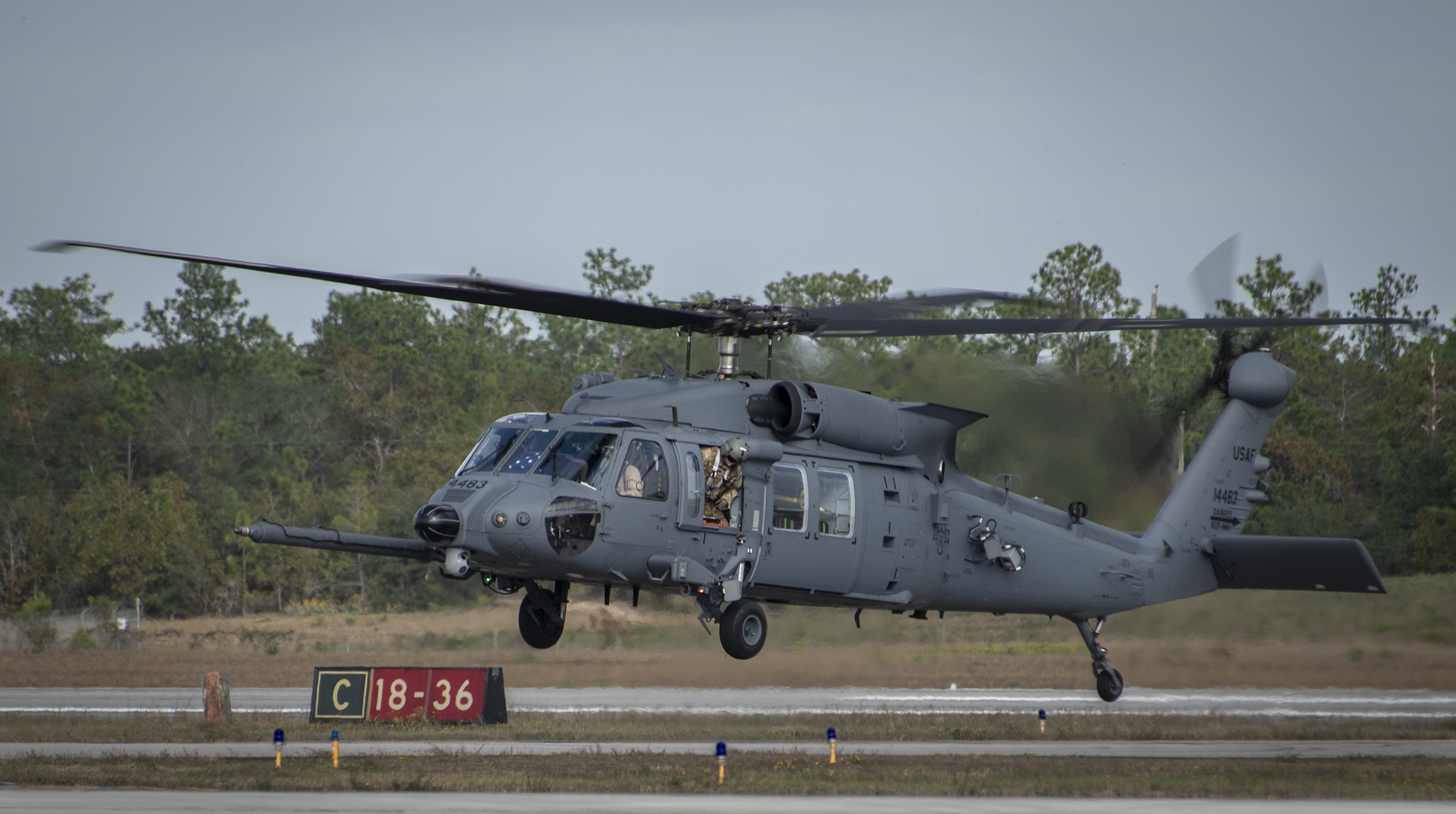 HH-60W lands at Eglin November 6, 2019