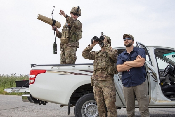 UAS training exercise at Erbil Air Base, April 2020