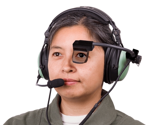 PilotVision augmented reality head mounted display (HMD)