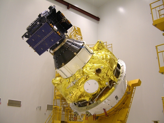 GIOVE-A mated with Fregat launcher upper stage