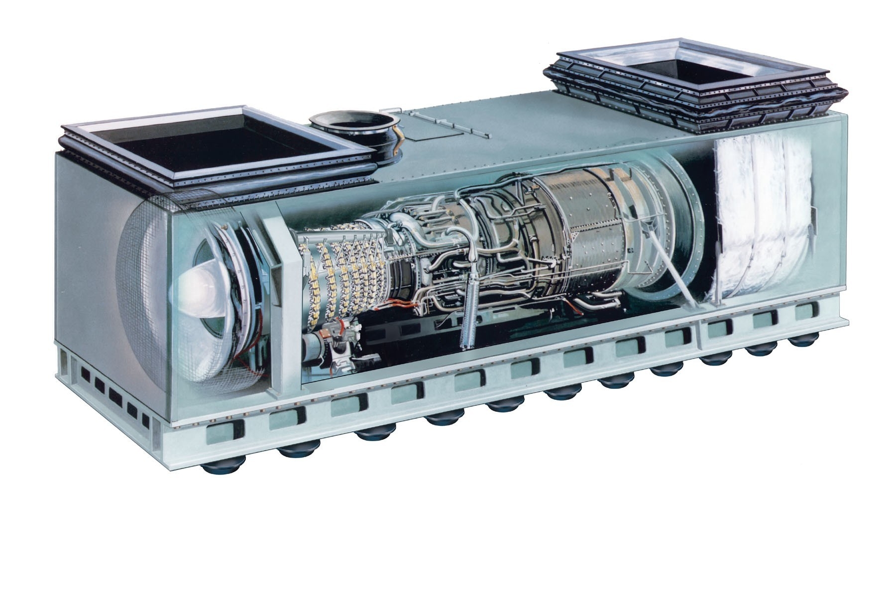 LM2500 marine gas turbine package