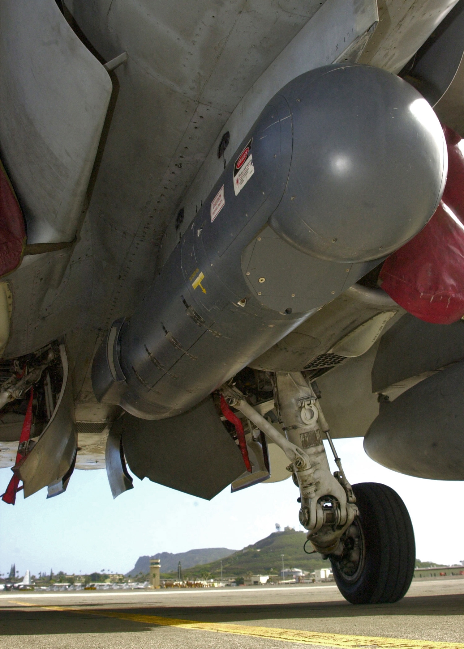 Litening Pod Mounted Underneath F/A-18 Hornet