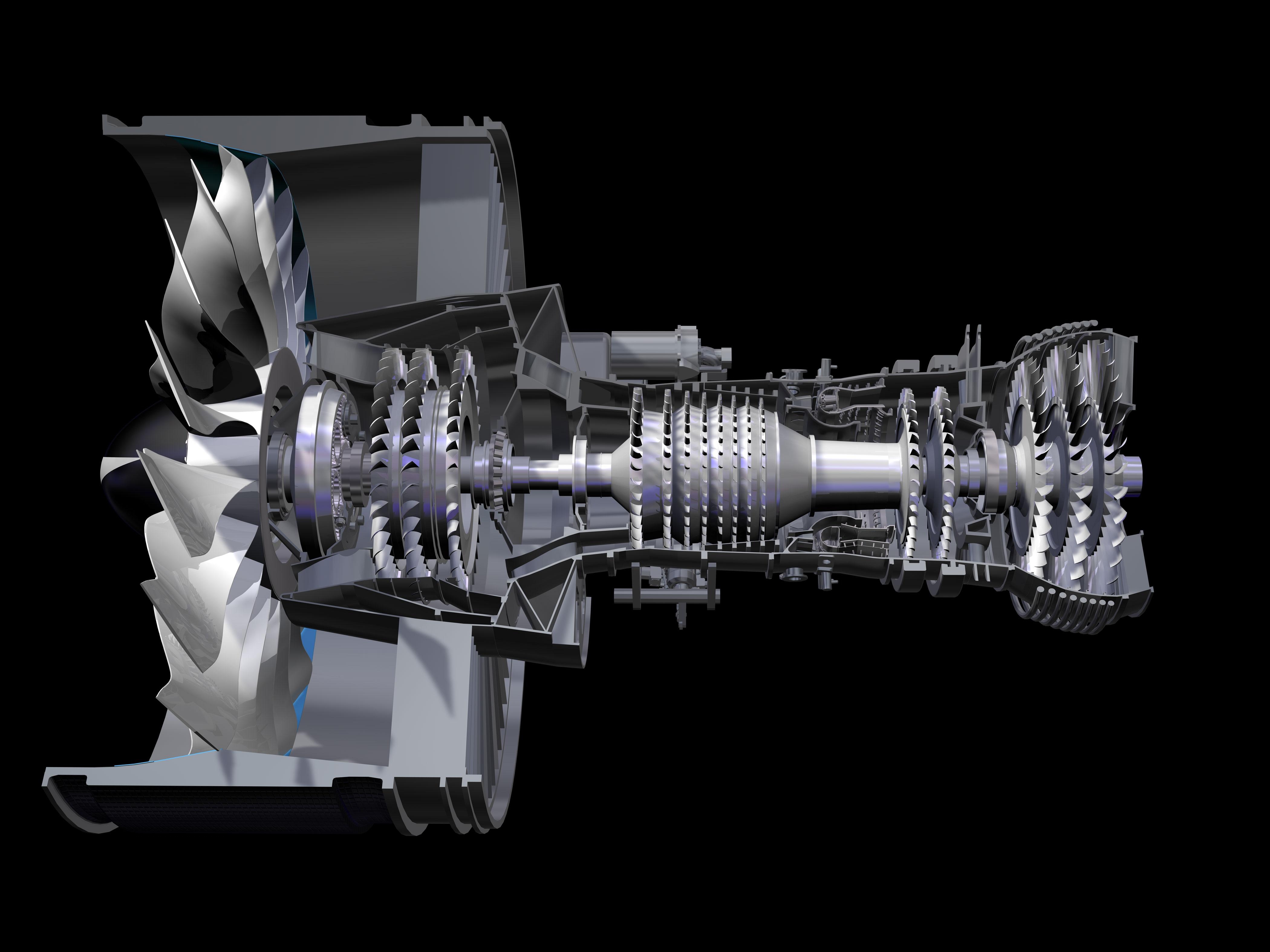 PW1000G Geared Turbofan engine