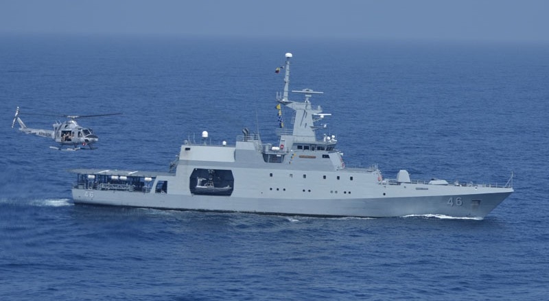A Colombian OPV-80 vessel