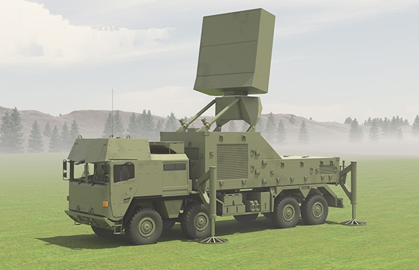 An Artist's Impression of the TRML-4D Air Defense Radar