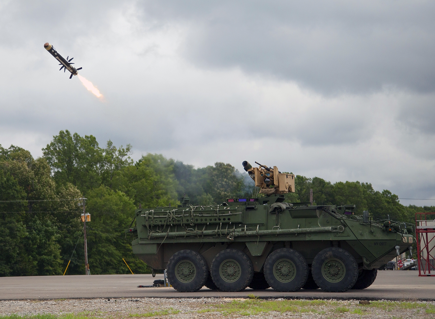 Javelin Joint Venture, Kongsberg Test Javelin Dual-Launcher on Armored Turret