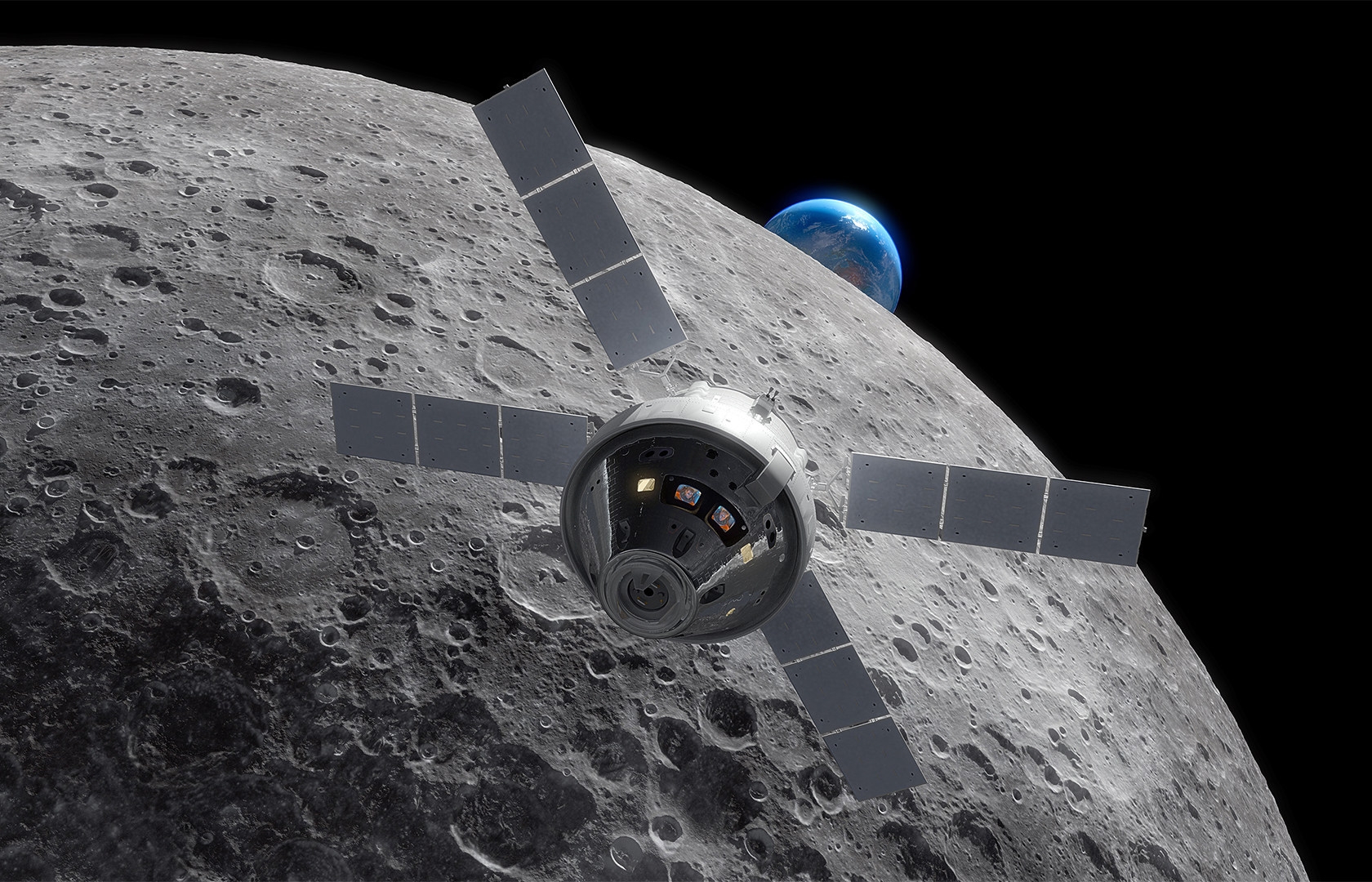 NASA’s Artemis II Mission Leaves Earth Orbit for Flight around Moon