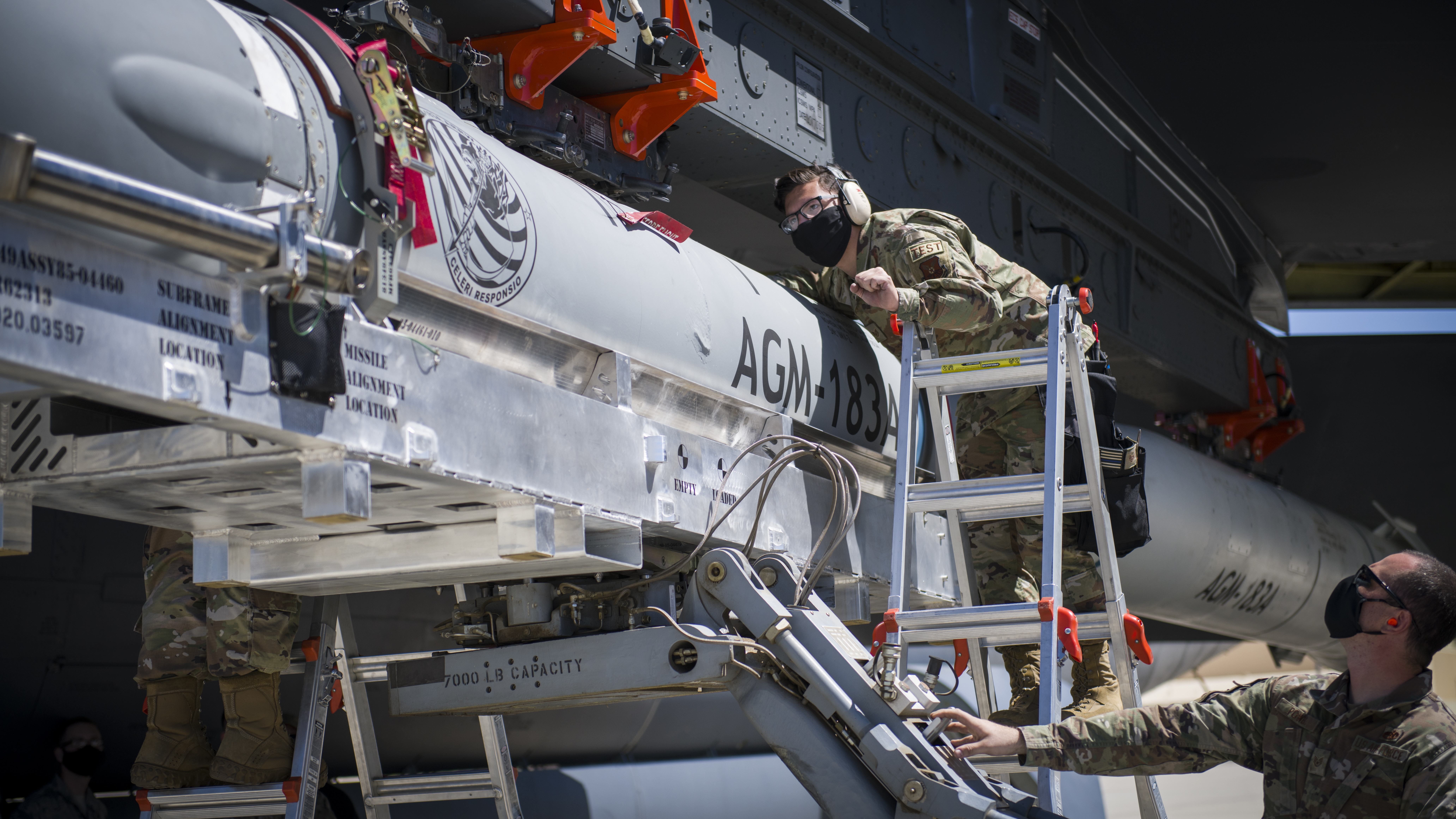 B-52 took a simulated shot using an AGM-183 ARRW 