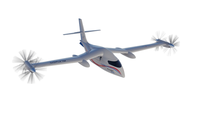 A 3D Rendering of the Hydrogen Fueled Aleron M1h