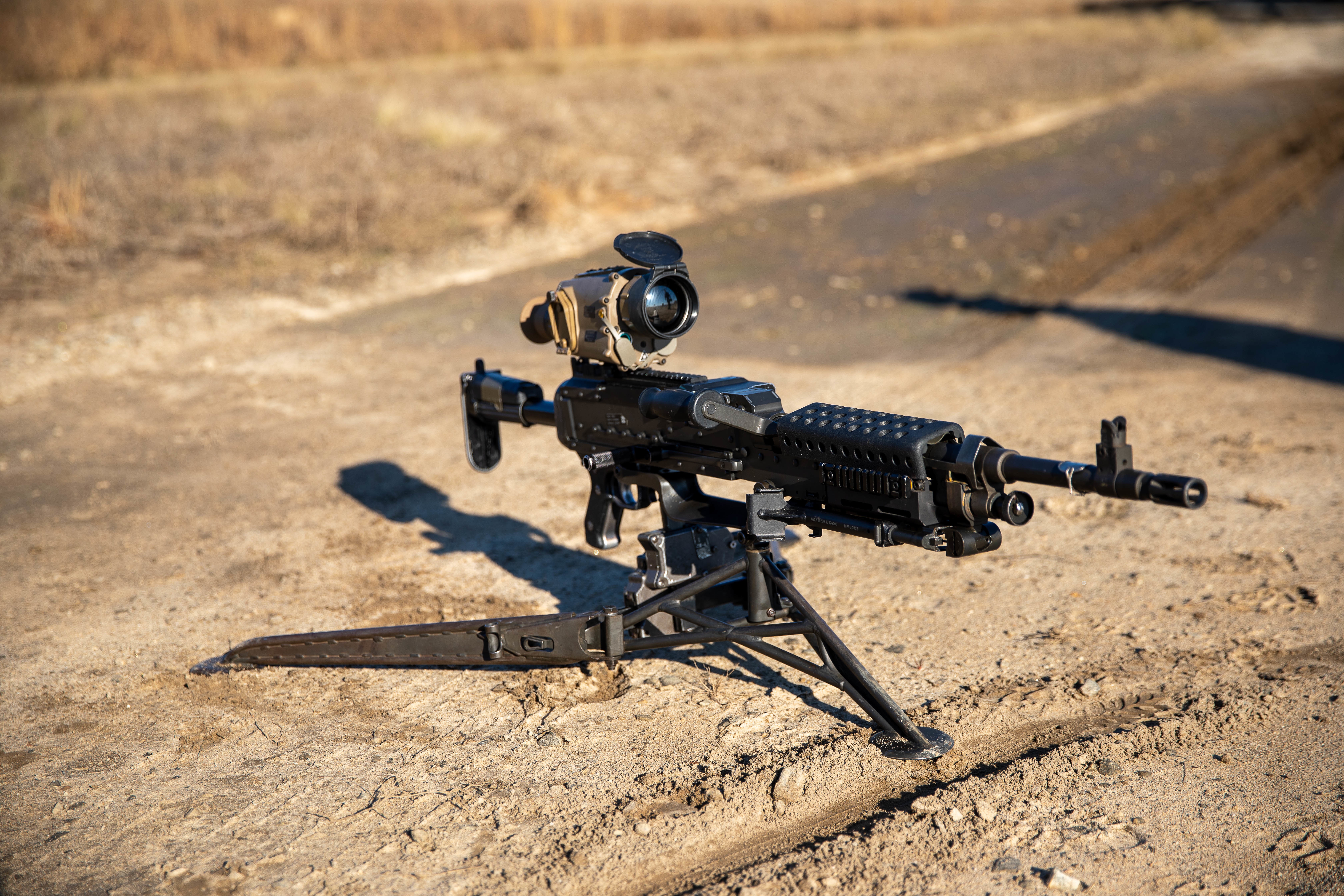 FWS-CS mounted to the M240 Medium Machine Gun