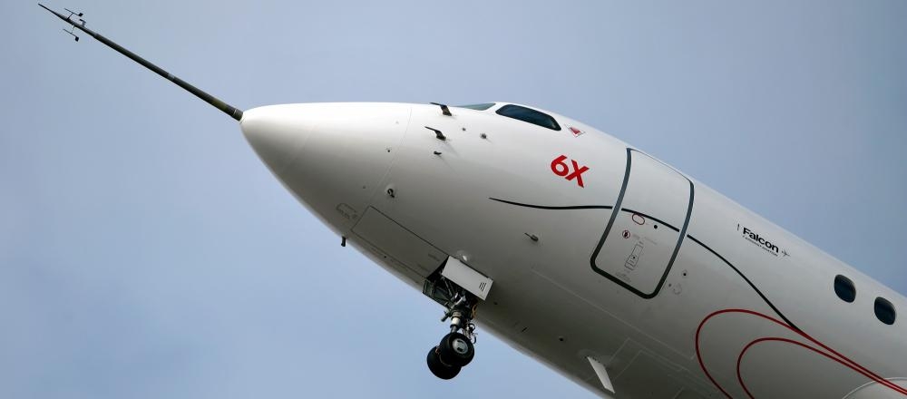 Two Falcon 6X test aircraft now flying