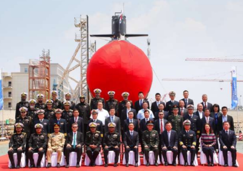 Hangor class submarine launch