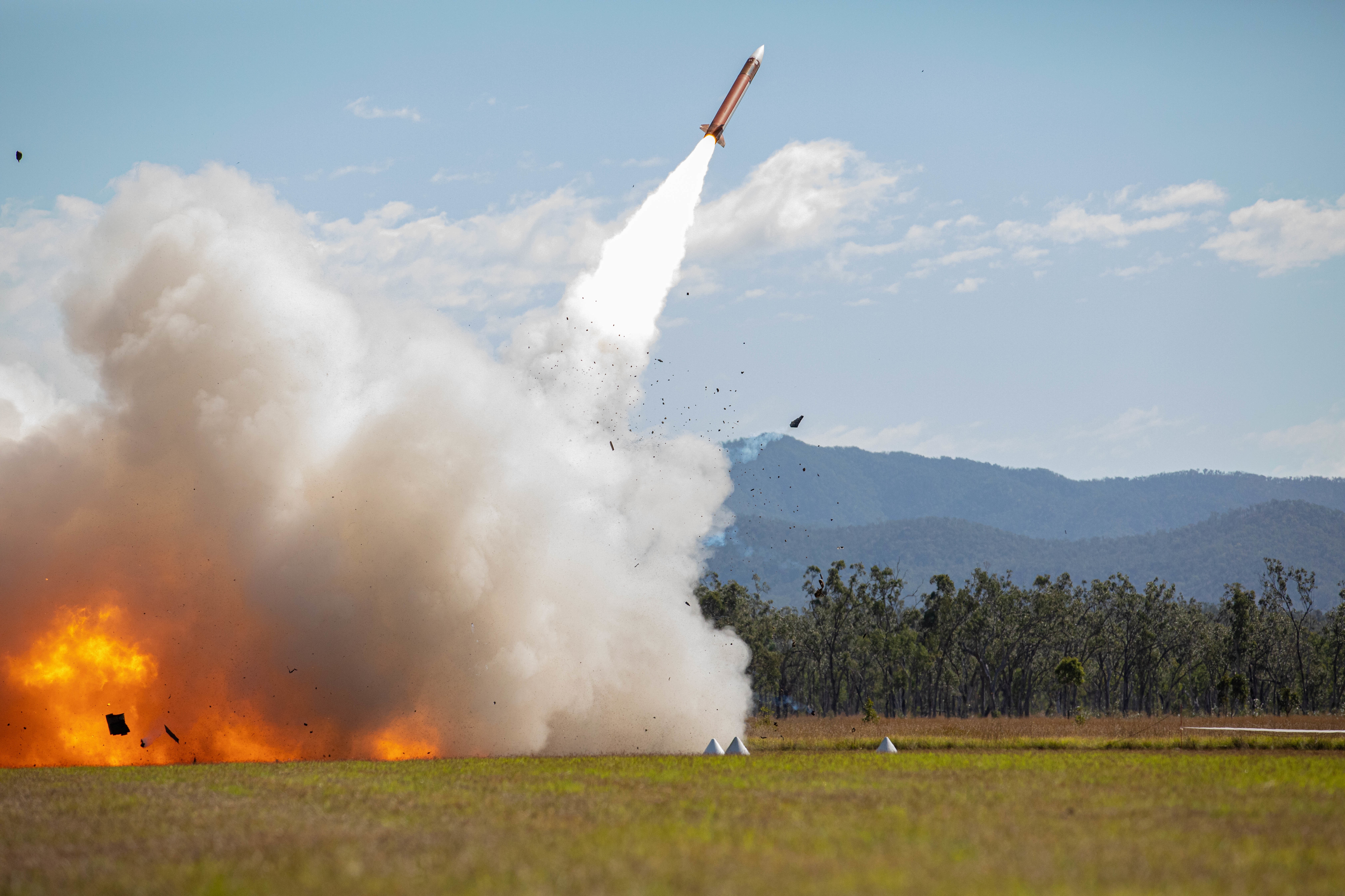Patriot missile launch