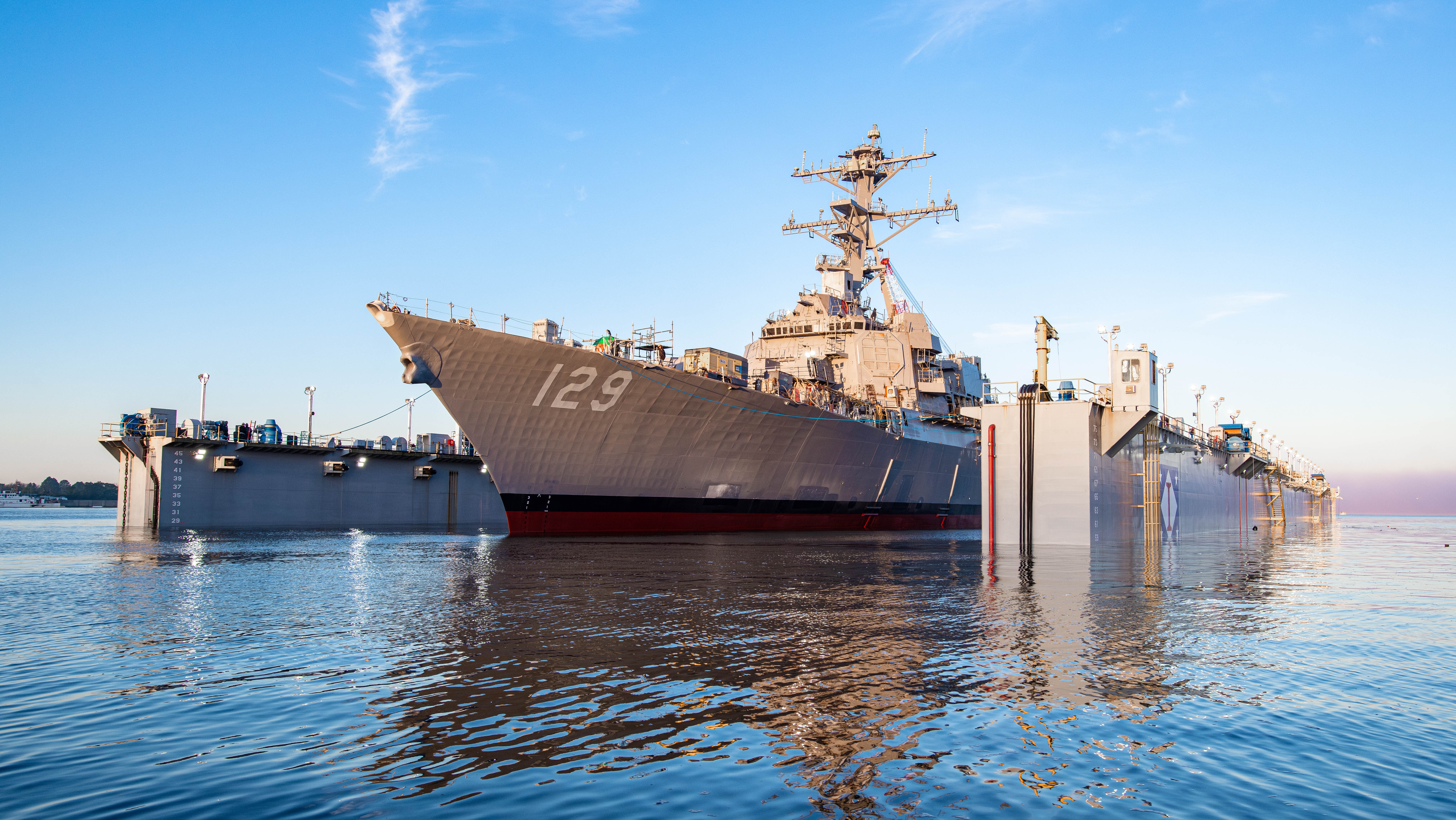 The bill includes $29 bllion to support Navy shipbuilding 