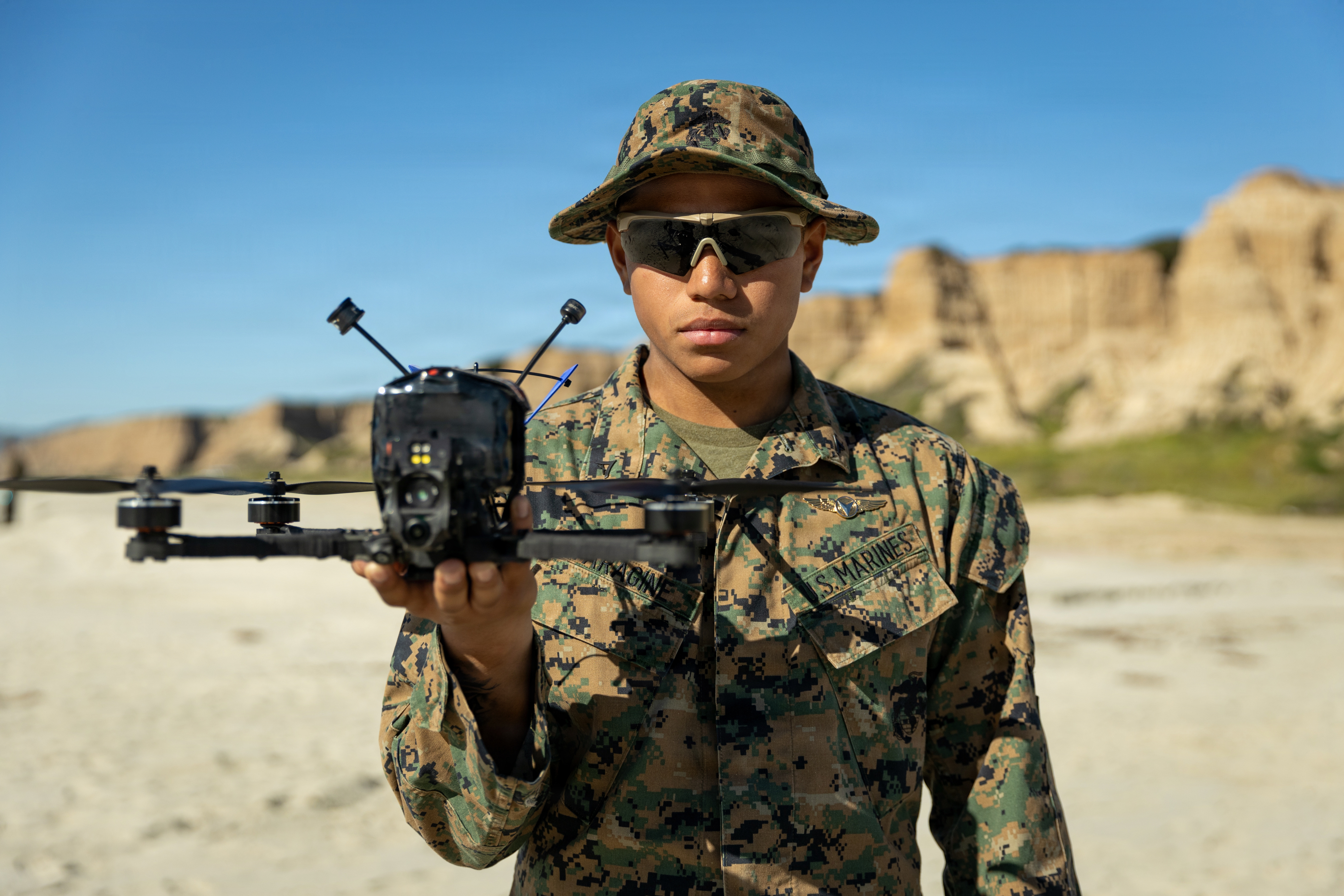Marines test fiber-optic FPV drones at a DIU event