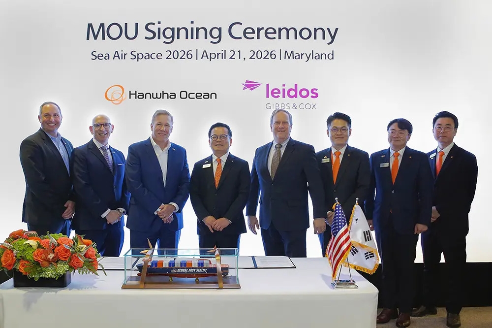 Hanwha Ocean and Leidos to Partner on Naval Ship Design