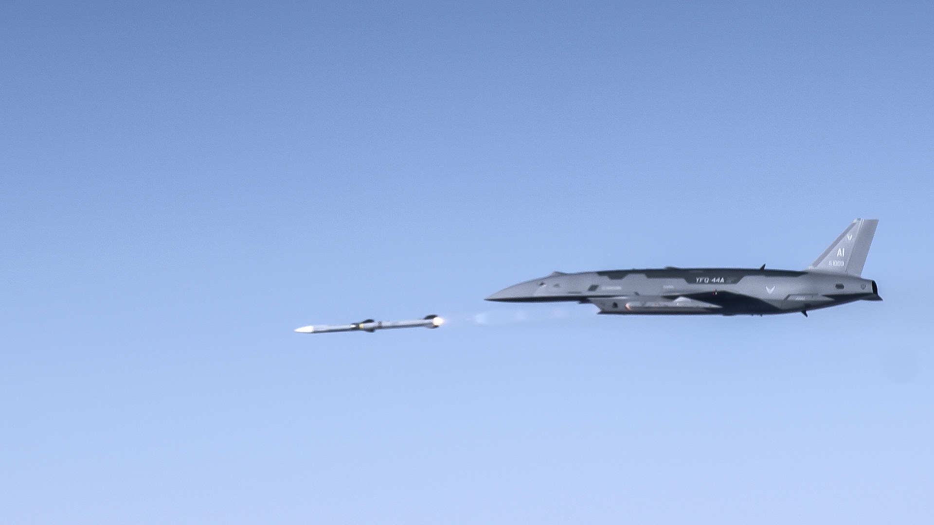 Anduril YFQ-44A CCA Fires Live Missile