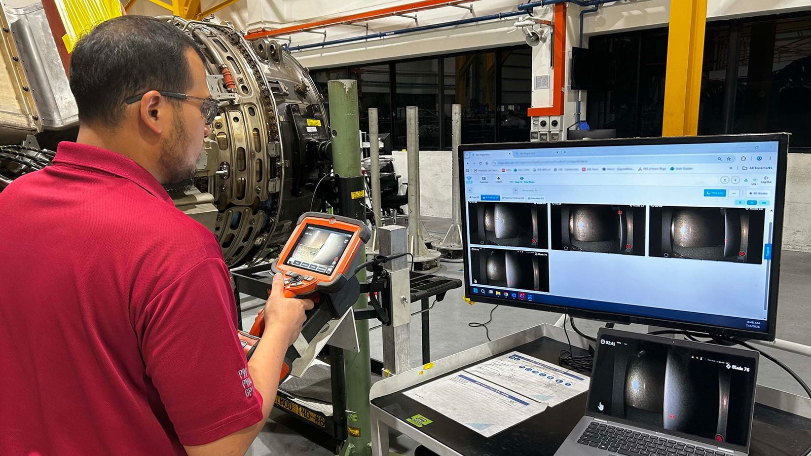 P&W AI-aided Engine Inspection
