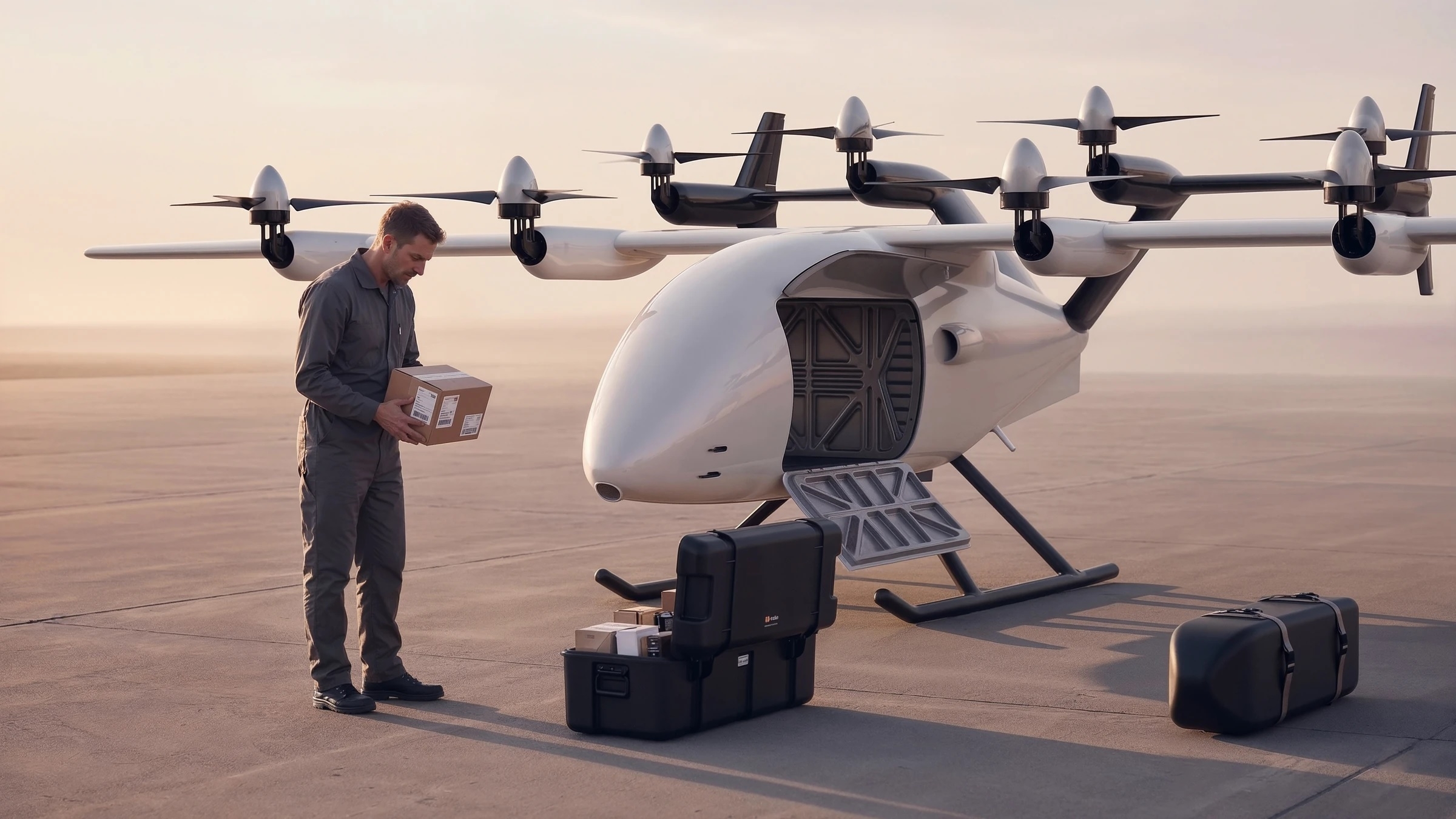 Zuri Nears Flight Tests of Hybrid-electric VTOL Cargo Drone