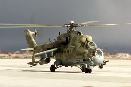 Mi-24 attack helicopter