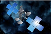 Artist's rendition of a HISPASAT satellite