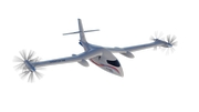 A 3D Rendering of the Hydrogen Fueled Aleron M1h