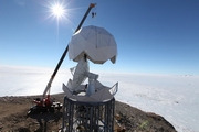 ESSCO radome being installed as part of an antenna system